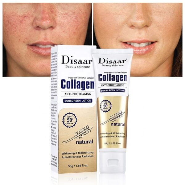 Disaar beauty skin care collagen whitening spf 50 sunscreen lotion anti-uv sunblock cream - Image 2