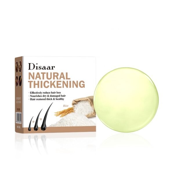 Disaar natural rice hair growth soap anti hair loss bar soap for damaged hair
