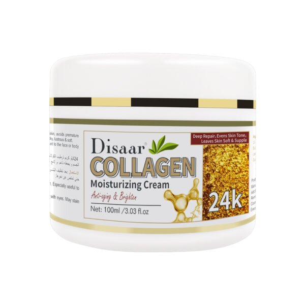 Disaar skin care 24k collagen moisturizing anti aging brighten face cream lotion