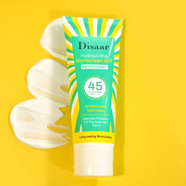 Disaar Hydrasoothe Sunscreen Gel Private Label Mineral Korean Skin Care Gel Sunscreen For Black Skin