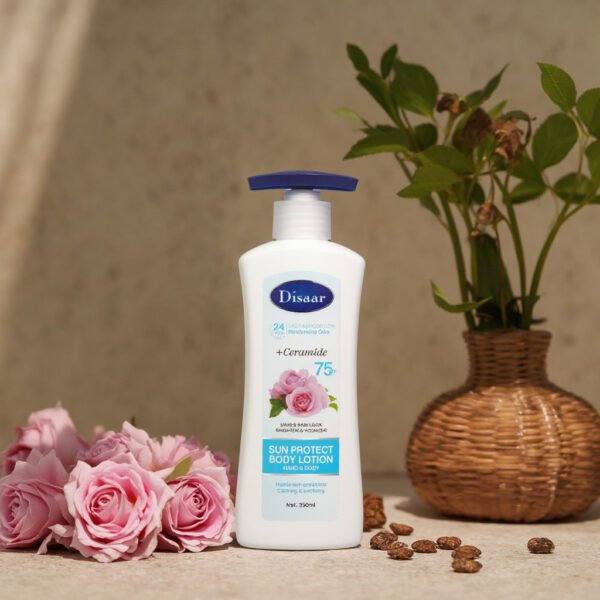 Disaar 24h Moisturizing Sunscreen Body Lotion Spf 50 Uv Sun Protection Vitamin C Turmeric Oil Skin Care Brightening Body Lotion Cream