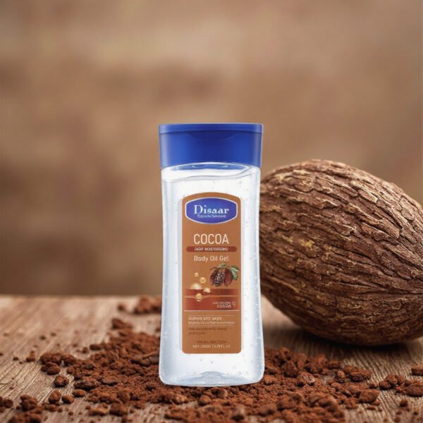 Disaar Organic Cocoa Skin Moisturizing Body Oil Gel Essential Private Label Body Massage Oil Gel - Image 2