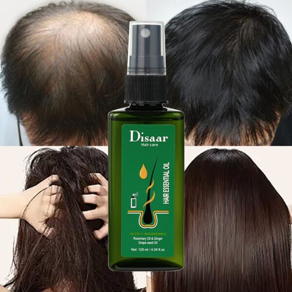 Disaar Natural Ginger Hair Growth Oil With Rosemary Oil Extract Scalp Nourishing Hair Growth Smoothing Oil Hair Care Products