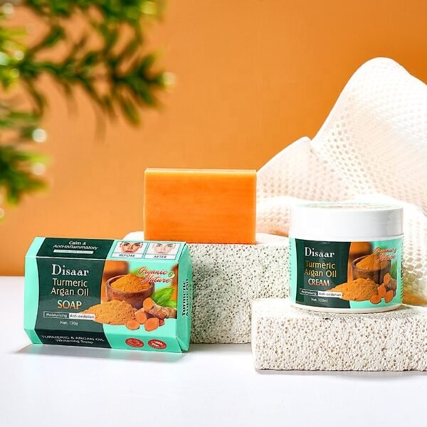 Disaar turmeric argan oil face cream anti aging facial cream skin care whitening skin cream - Image 2