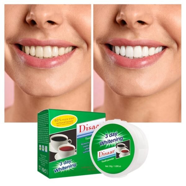 Disaar Tooth Power Remove Coffee Tea Stains Effectively Whitens Teath Cleaning Whitening Tooth Powder