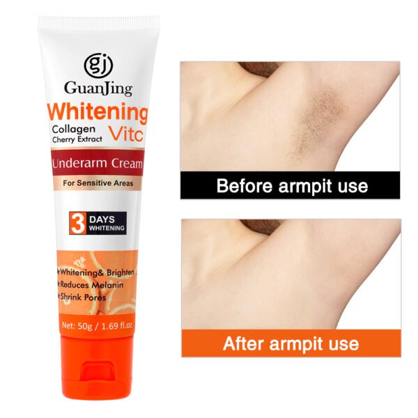 Disaar Vitamin C Armpit Dark Spot Remover Lightening Collagen Body Skin Lotion Underarm Whitening Cream for Spots in the Armpit