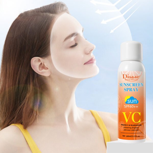 Disaar Private Label SPF 60++ Sunscreen Moisturizing Vegan Brightening Antioxidant Hydration SPF 50 Sunscreen Mist Spray