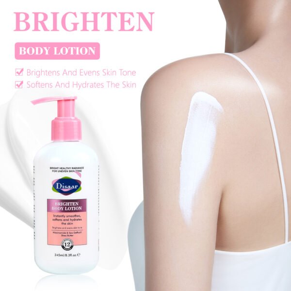 Disaar Organic Niacinamide Brightening Body Lotion for Women Shea Butter Moisturizing Skin Care Lightening Tone Body Lotion