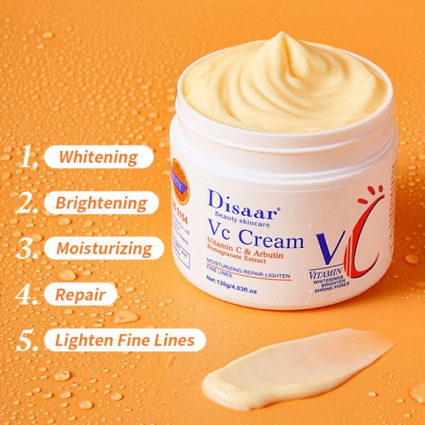 Disaar Vitamin C Skin Whitening Moisturizer Face Cream Day And Night Facial Cream For Skin Brighten Moisture - Image 2