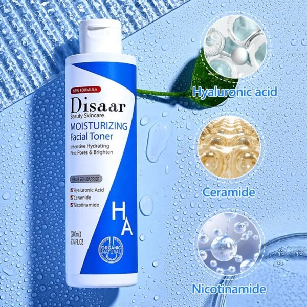 Disaar whitening hyaluronic acid facial toner skin care moisturizing face toner for all skin types - Image 2