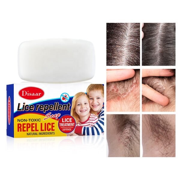 Disaar natural ingredient lice repellent soap deep cleansing skin non toxic repel lice bath soaps - Image 3