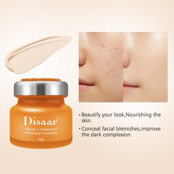 Disaar beauty vitamin c bb cream brightening vc foundation waterproof bb cream - Image 3