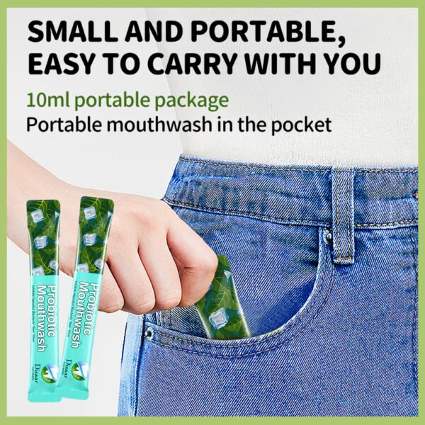oral care mouthwash mint flavor refreshing breath oral health probiotic mouthwash - Image 3