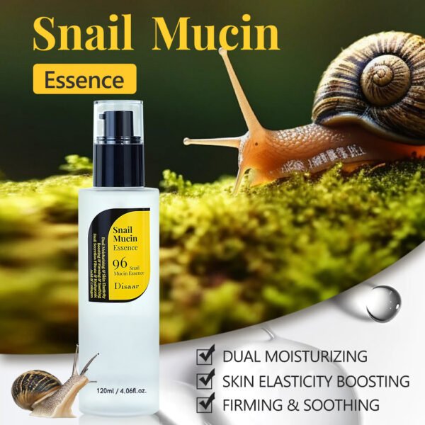 OEM ODM Snail 96 Mucin Essence Serum for Skin Elasticity Boosting Soothing Dual Moisturizing Skin Care Face Snail Serum Facial - Image 3