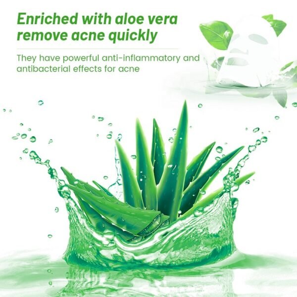Disaar new organic 92% aloe vera facial mask skin care moisturizing face mask - Image 3
