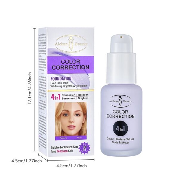 Wholesale 4 IN 1 Natural Color BB Cream moisturizing cream Glow Makeup Foundation BB Cream