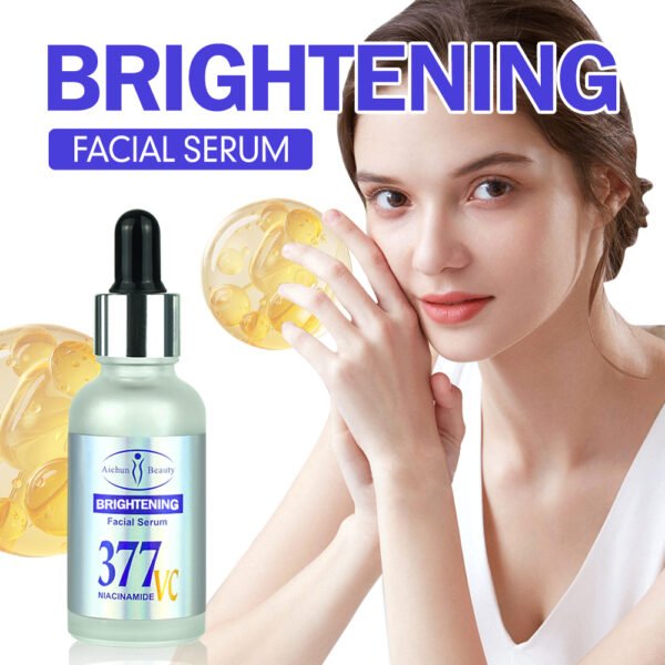 Custom 377 & Niacinamide Face Serum Vitamin C Fade Dark Spots Brightening Even Skin Tone Moisturizing Face Serum For Skin Care
