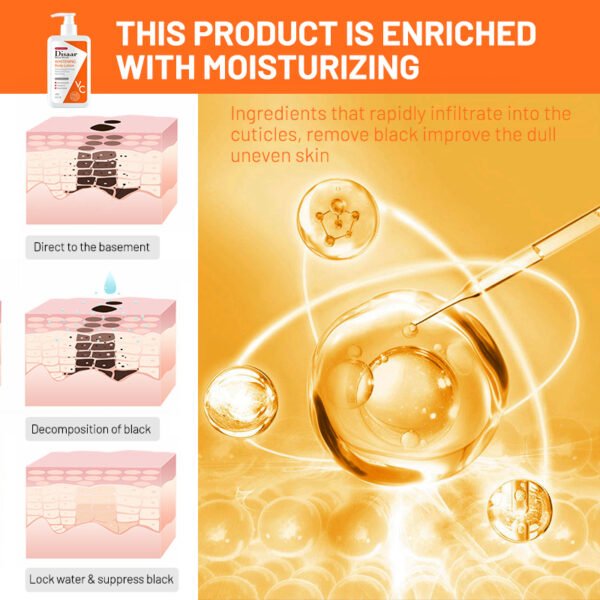 Disaar OEM Wholesale Private Label Niacinamide Anti Dark Skin Extra Moisturizing Anti Aging Wrinkle Whitening Body Lotion Cream - Image 4