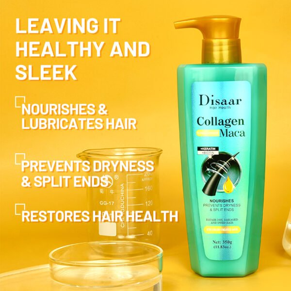 Disaar Private Label Maca & Collagen Conditioner Keratin Hair Health Care Moisturizer Repair Products Nourishing Hair Conditioner - Image 4