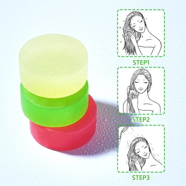 Disaar natural rice hair growth soap anti hair loss bar soap for damaged hair - Image 4