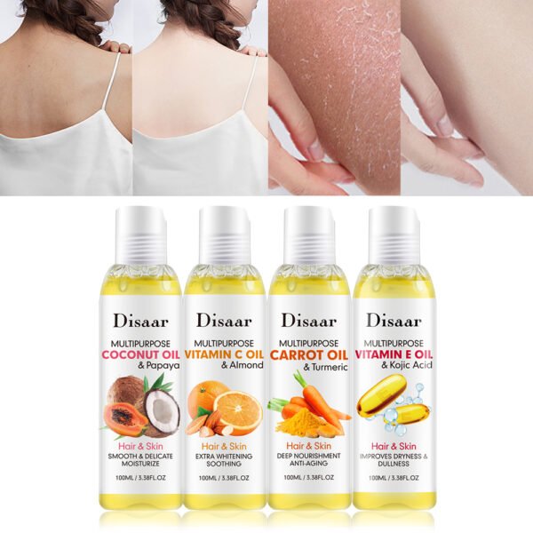Disaar Wholesale Brightening Body Oil with Kojic Acid Vitamin C Turmeric Improves Dryness Dullness Skin Massage Oil New - Image 4
