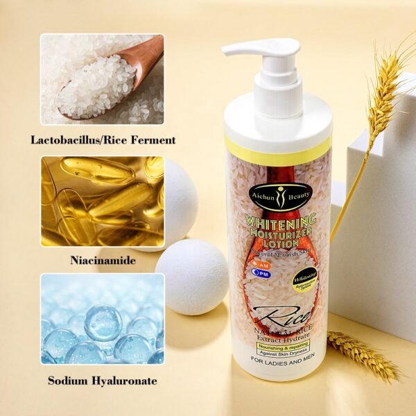 Disaar 100% Organic Rice Moisturizer Whitening Body Lotion For Women - Image 4