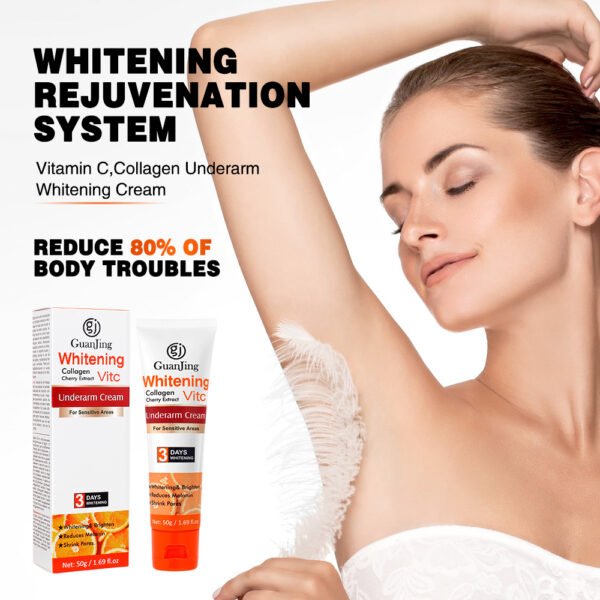 Disaar Vitamin C Armpit Dark Spot Remover Lightening Collagen Body Skin Lotion Underarm Whitening Cream for Spots in the Armpit - Image 4