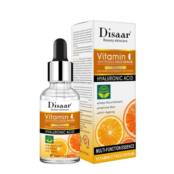 Disaar OEM organic vitamin C whitening facial skin serum natural skin care moisturizing anti age serum