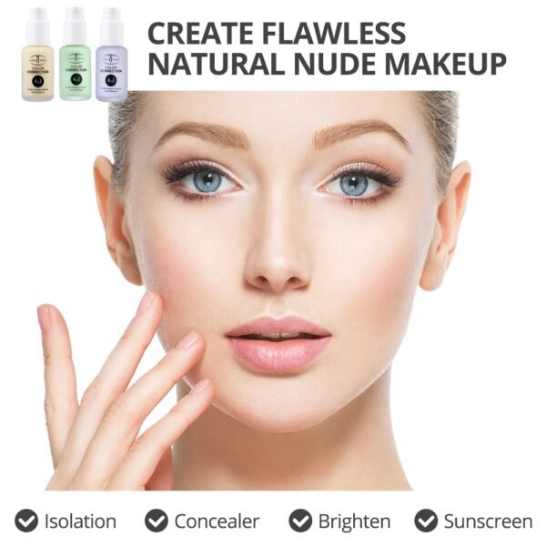 4 in 1 natural color BB&CC Cream Moisture glow Makeup foundation cream - Image 4