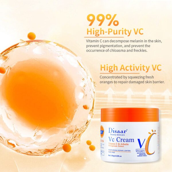 Disaar Vitamin C Skin Whitening Moisturizer Face Cream Day And Night Facial Cream For Skin Brighten Moisture - Image 4