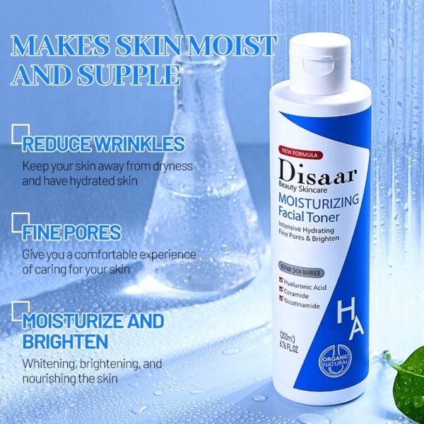Disaar whitening hyaluronic acid facial toner skin care moisturizing face toner for all skin types - Image 4