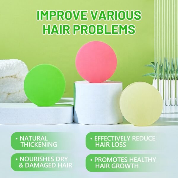 Disaar natural rice hair growth soap anti hair loss bar soap for damaged hair - Image 5