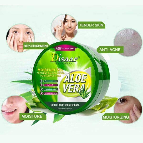 Disaar Skin Damage Repair Moisturizing Natural Organic Vitamins Collagen Organic aloe vera gel for skin lightening - Image 5