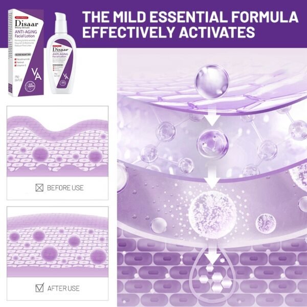 Disaar skin care retinol facial lotion cream nicotinamide anti aging face lotion - Image 5