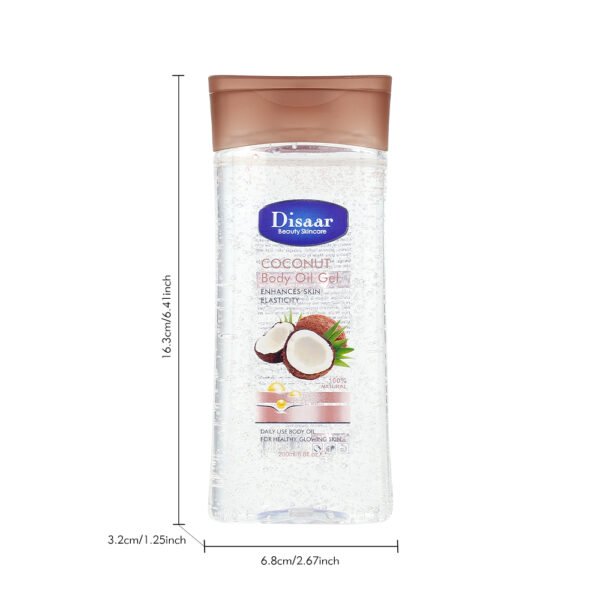 Disaar Organic Cocoa Skin Moisturizing Body Oil Gel Essential Private Label Body Massage Oil Gel - Image 5