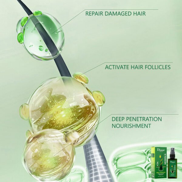 Disaar Natural Ginger Hair Growth Oil With Rosemary Oil Extract Scalp Nourishing Hair Growth Smoothing Oil Hair Care Products - Image 5