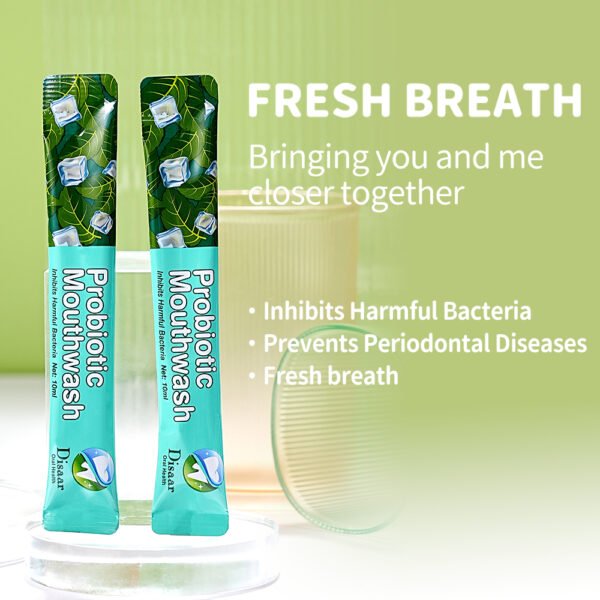 oral care mouthwash mint flavor refreshing breath oral health probiotic mouthwash - Image 5