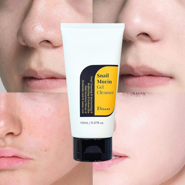 OEM ODM Snail Mucin Gel Cleanser with Amino Acid Woman Simple Deep Clean Chinese Brightening Face Cleans Wash Facial Cleanser - Image 5