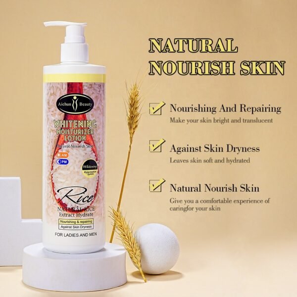 Disaar 100% Organic Rice Moisturizer Whitening Body Lotion For Women - Image 5