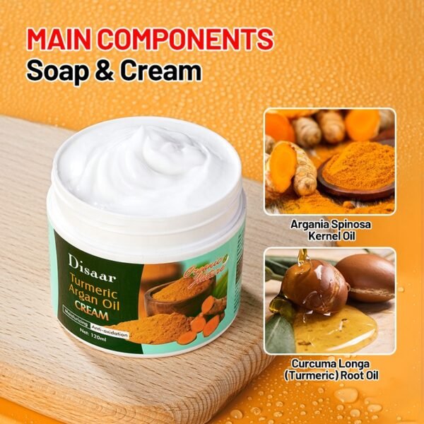 Disaar turmeric argan oil face cream anti aging facial cream skin care whitening skin cream