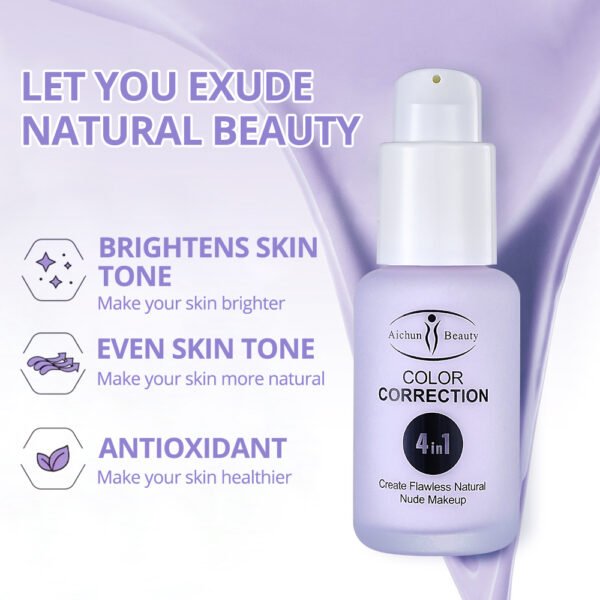 Wholesale 4 IN 1 Natural Color BB Cream moisturizing cream Glow Makeup Foundation BB Cream - Image 5