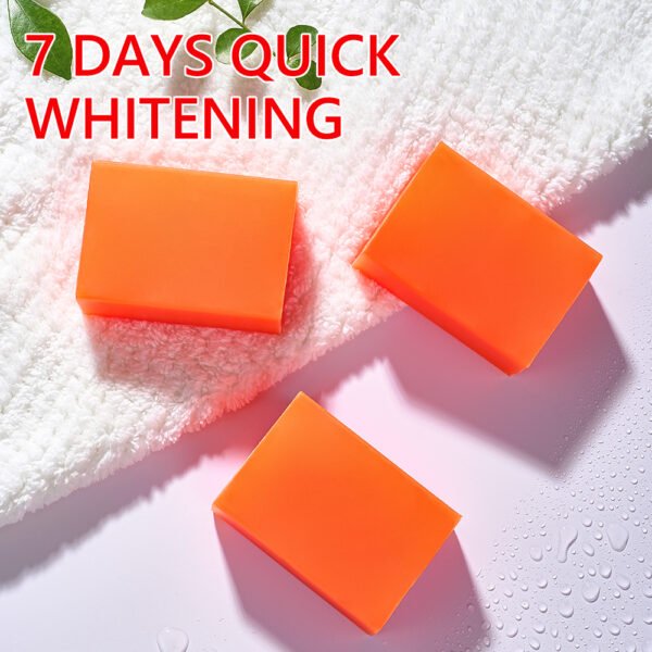 GUANJING Deep Cleansing Kojic Acid Soap Three-piece Soap Set Whitening Soap for The Skin - Image 5