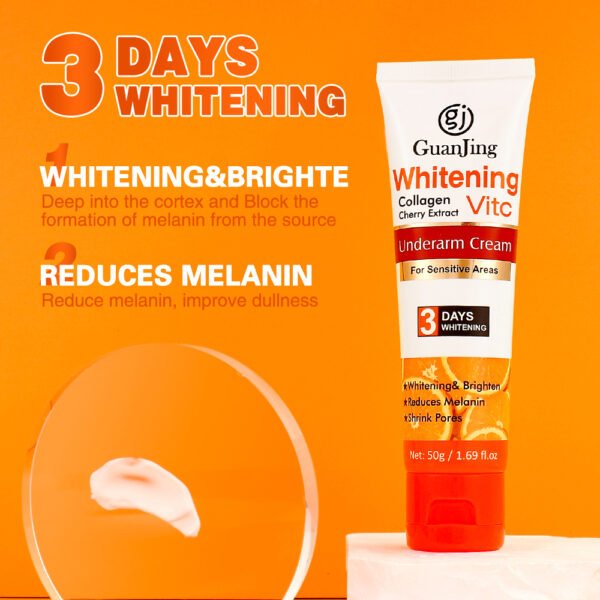 Disaar Vitamin C Armpit Dark Spot Remover Lightening Collagen Body Skin Lotion Underarm Whitening Cream for Spots in the Armpit - Image 5