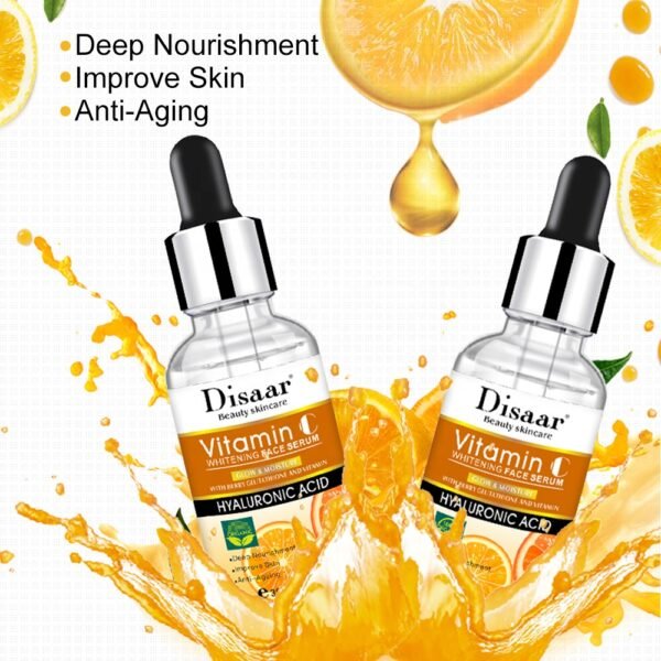 Disaar OEM organic vitamin C whitening facial skin serum natural skin care moisturizing anti age serum - Image 5