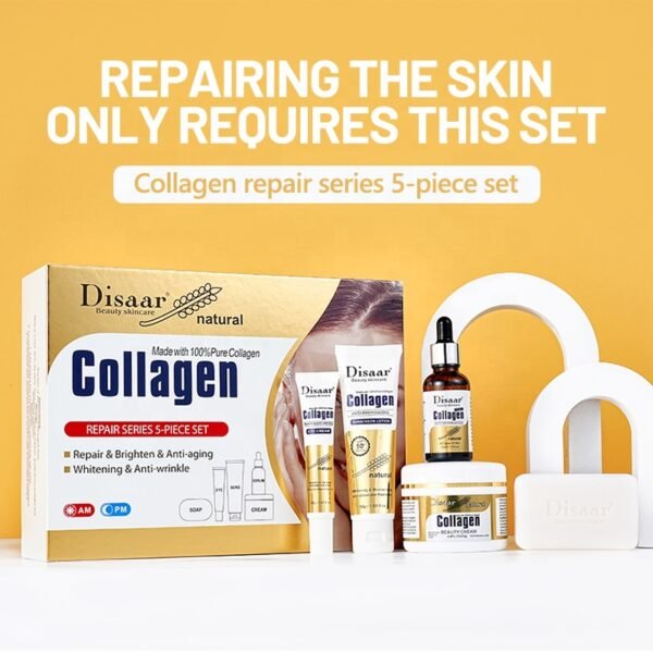 Skin Care Facial Set Collagen Whitening Facial Skin Care Set Lightening Cream - Image 5