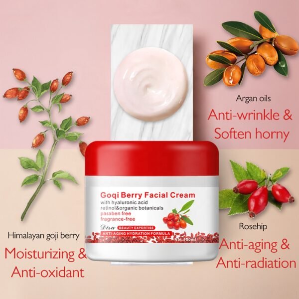 private label moisturizing anti-wrinkle face cream natural berry essential facial cream for woman - Image 5