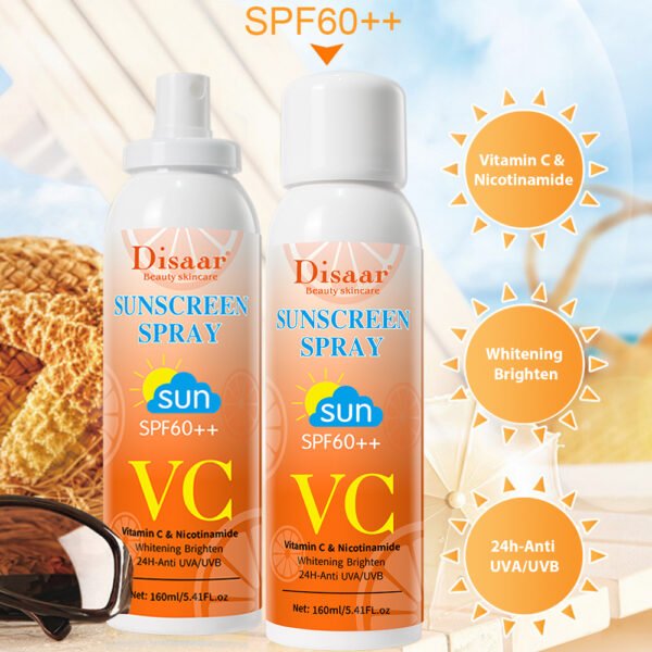 Disaar Private Label SPF 60++ Sunscreen Moisturizing Vegan Brightening Antioxidant Hydration SPF 50 Sunscreen Mist Spray - Image 5