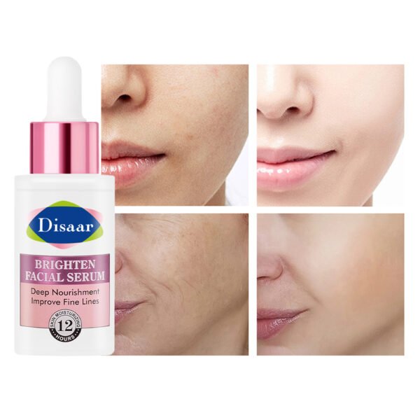 Disaar Vegan Face Serum Niacinamide and Vitamin C Hydrating Glow Anti-Wrinkle and Firming Oil-Free Moisturizer for Aging Skin - Image 6
