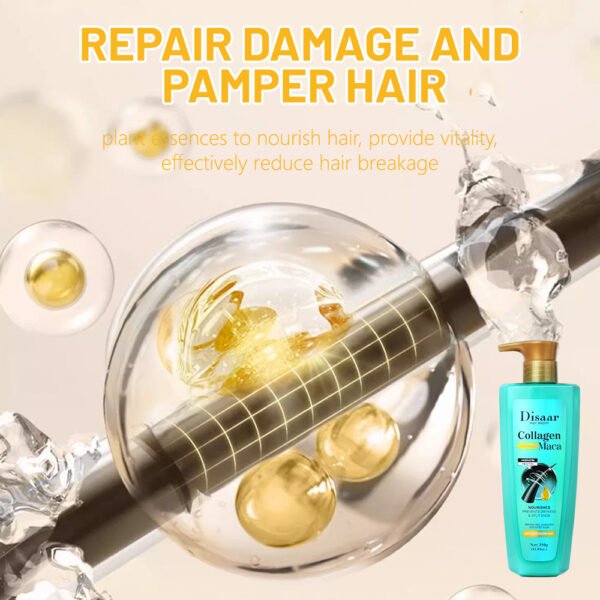 Disaar Private Label Maca & Collagen Conditioner Keratin Hair Health Care Moisturizer Repair Products Nourishing Hair Conditioner - Image 6