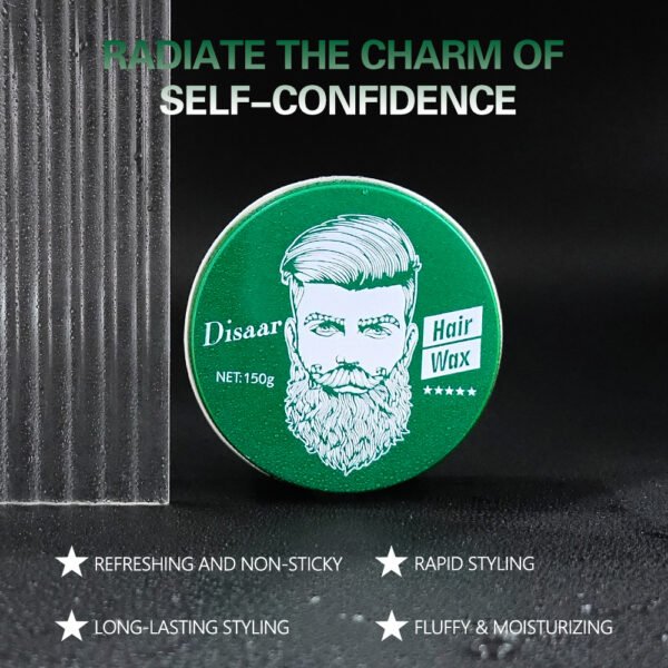 Disaar Rapid Styling Men's Hair Wax Cream Long-lasting Shea Butter Vitamin E Refreshing Non-Sticky Hair Grooming For Men - Image 6